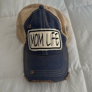 Custom boutique Mom Life hat